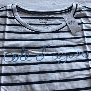 Loft Côte d’Azur NWT striped Shirt